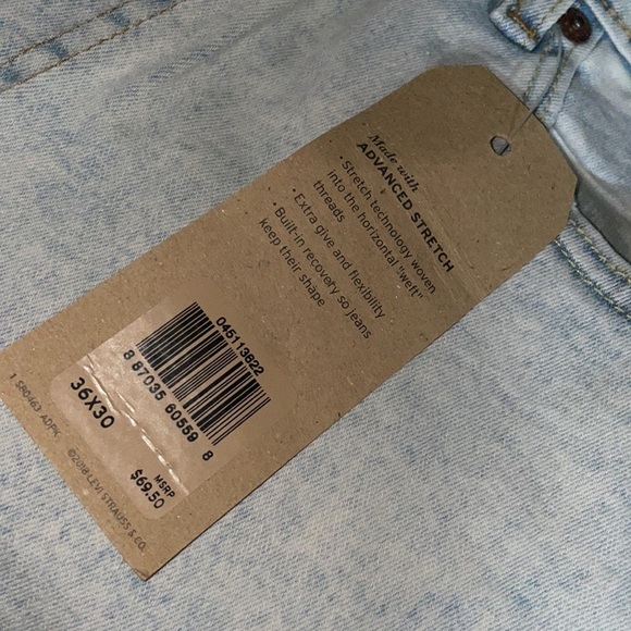 Mens Levi’s® 511™ Slim Fit Advanced Stretch - Picture 5 of 12